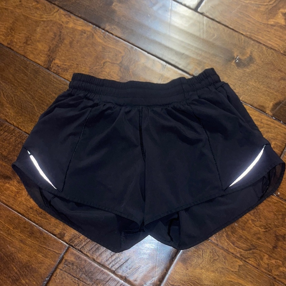 Lululemon black athletic shorts - size 6 - 2.5 in.